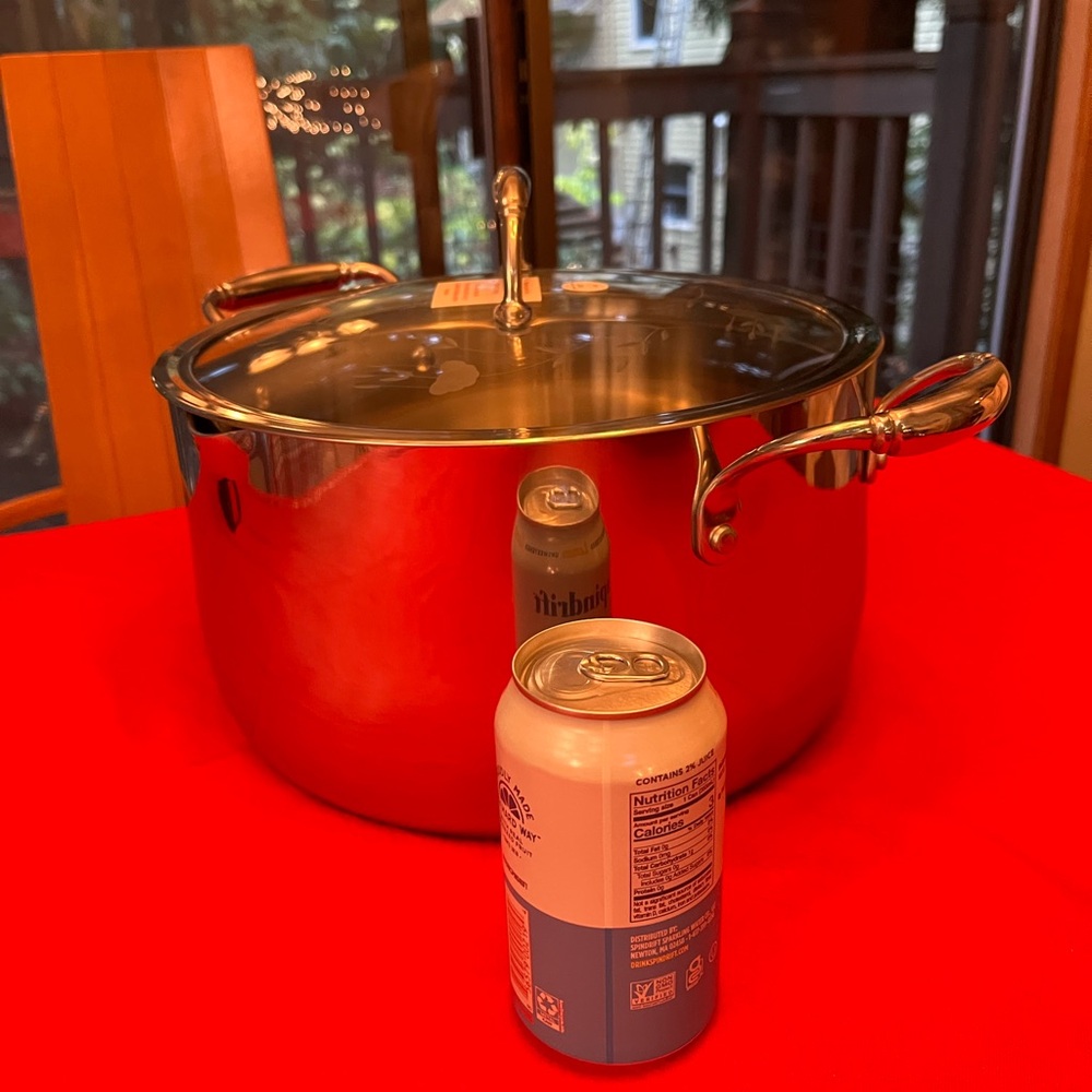 Princess House Stainless Steel Stock Pot with Lid 11 quarts